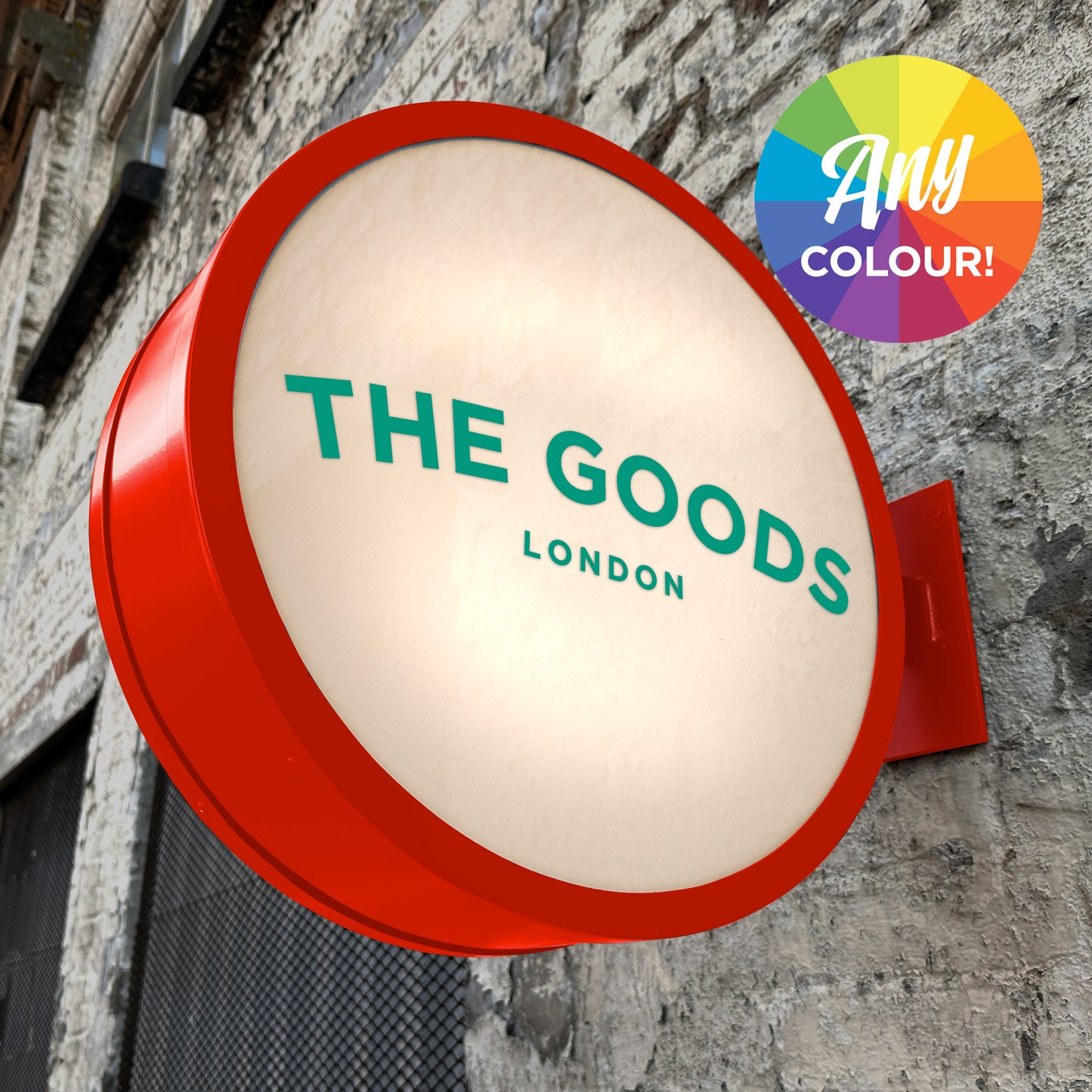 'The Stroud' - Circle Light Box (Any Colour)