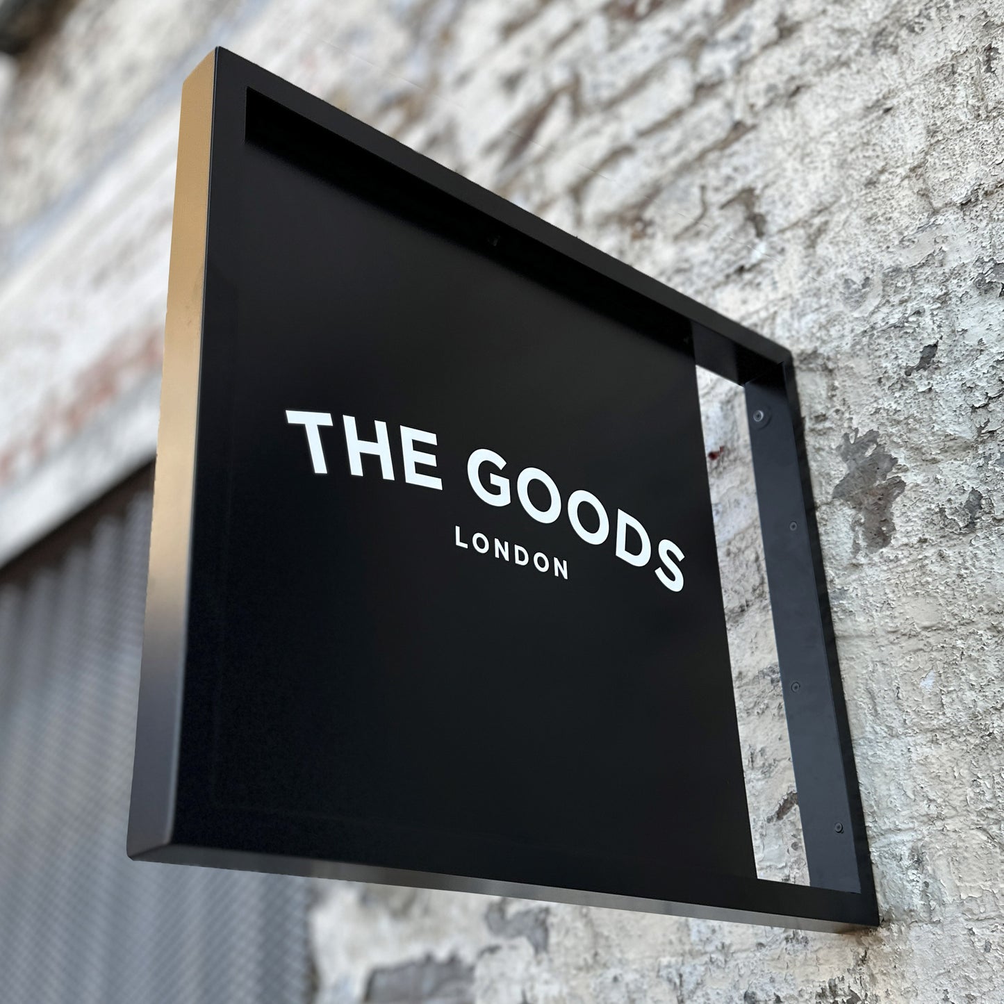 Minimalist Metal Blade Sign