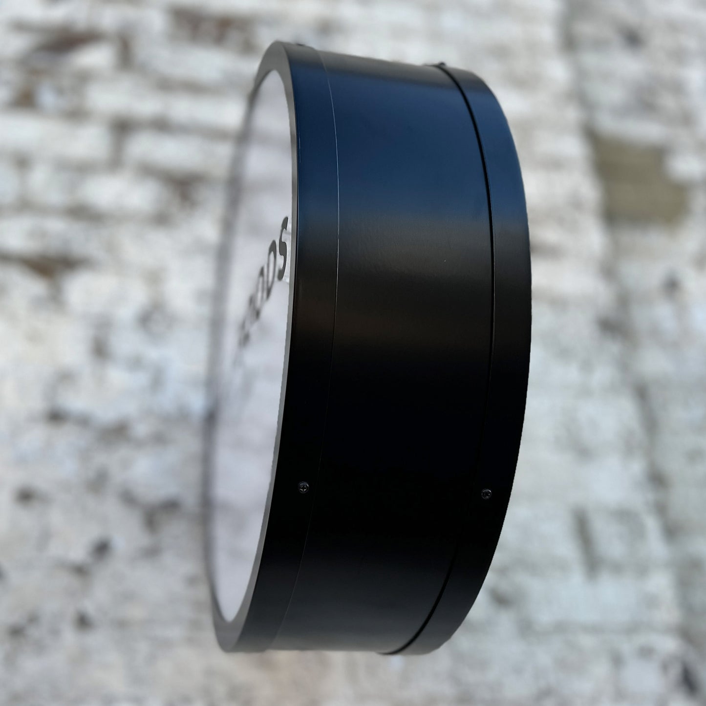 'The Stroud' - Black Metal Circle Light Box