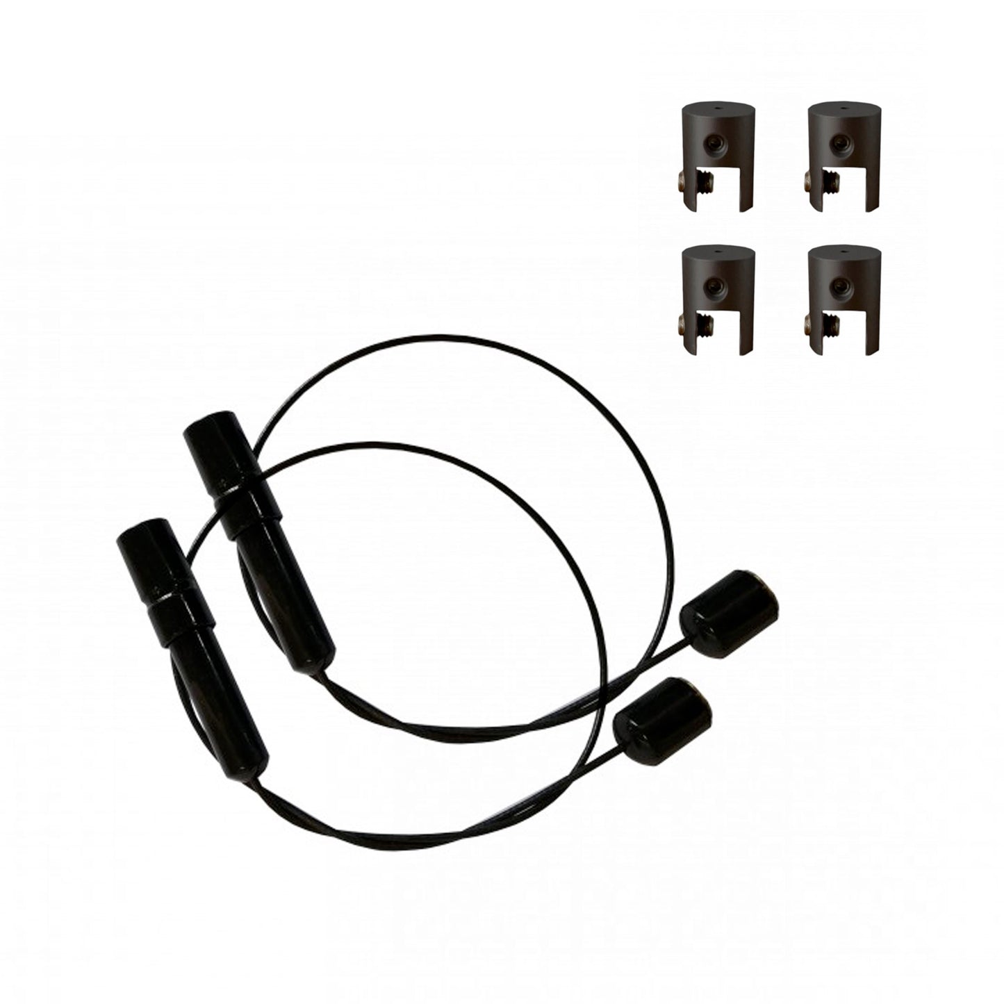 Black 'Ceiling to Floor' Cable Hanging Kit for Menu Cases