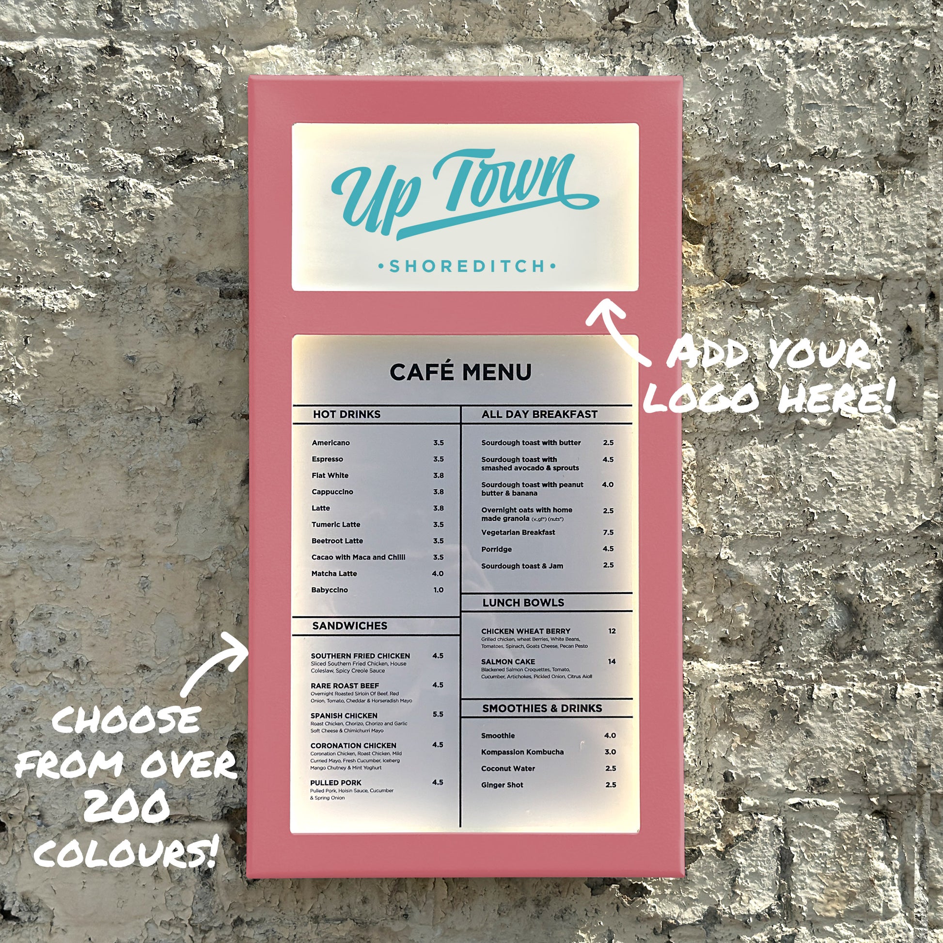 Exterior Menu Box