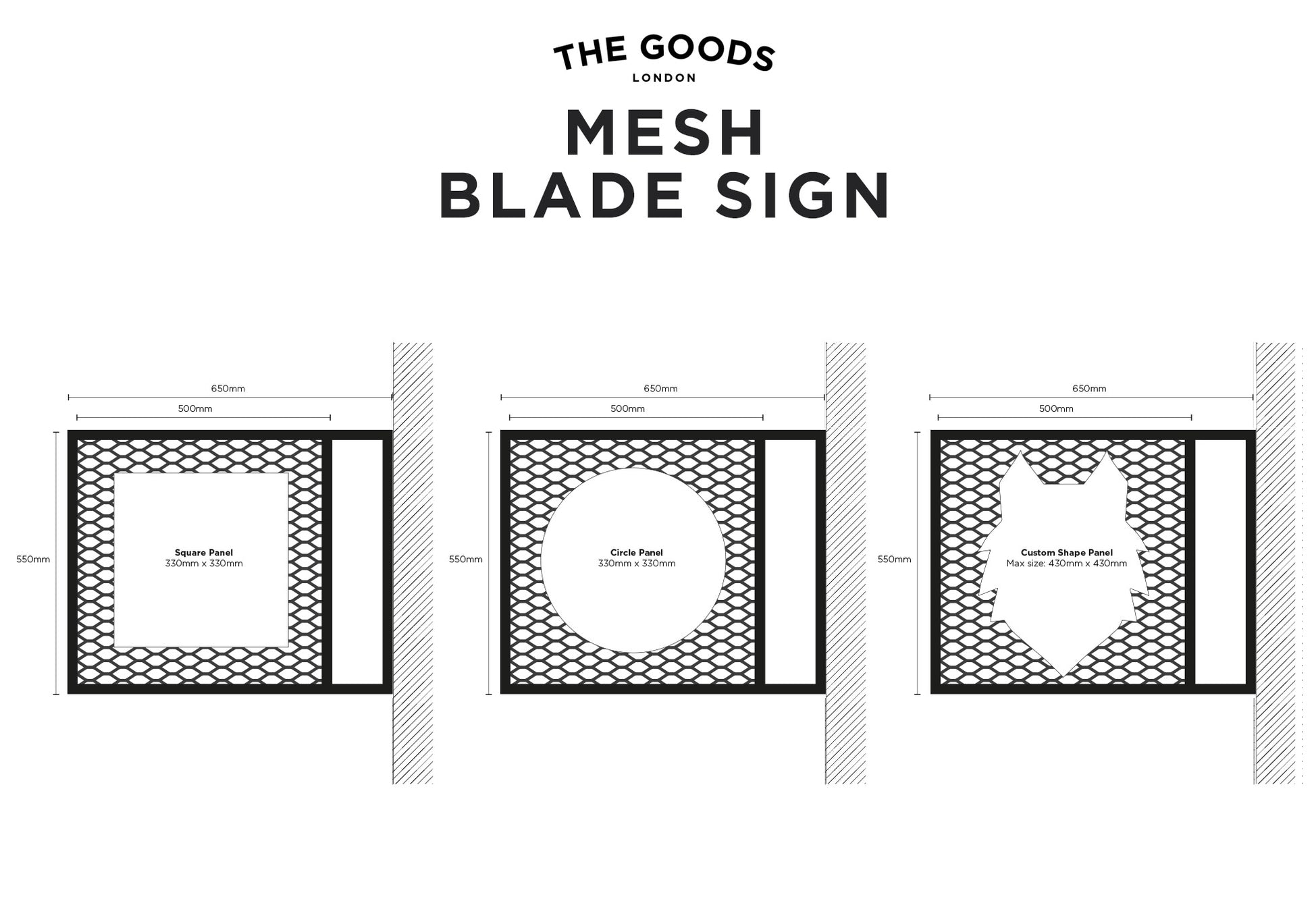 Mesh Blade Sign