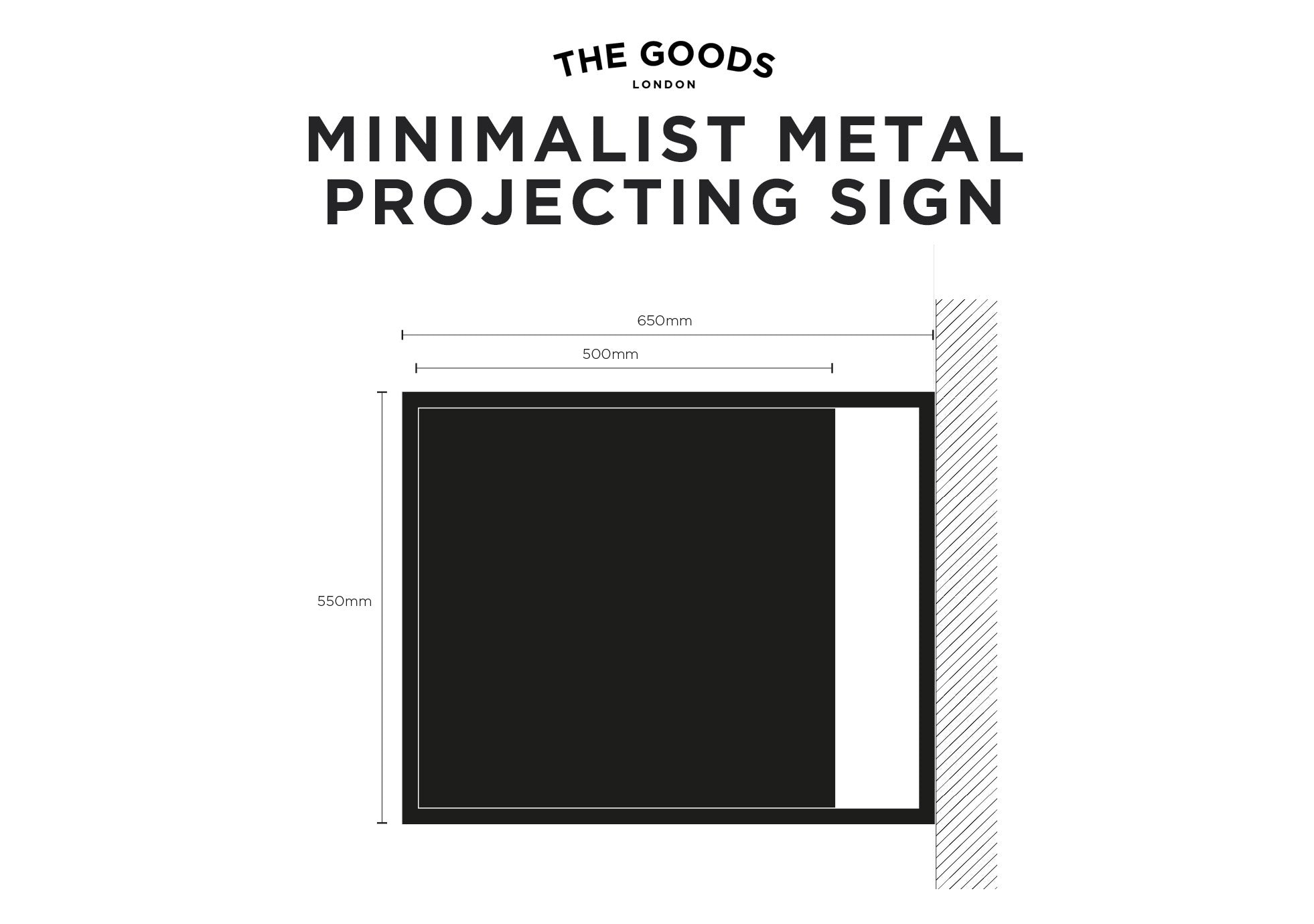 'The Soho' - Outdoor Blade sign – The Goods London
