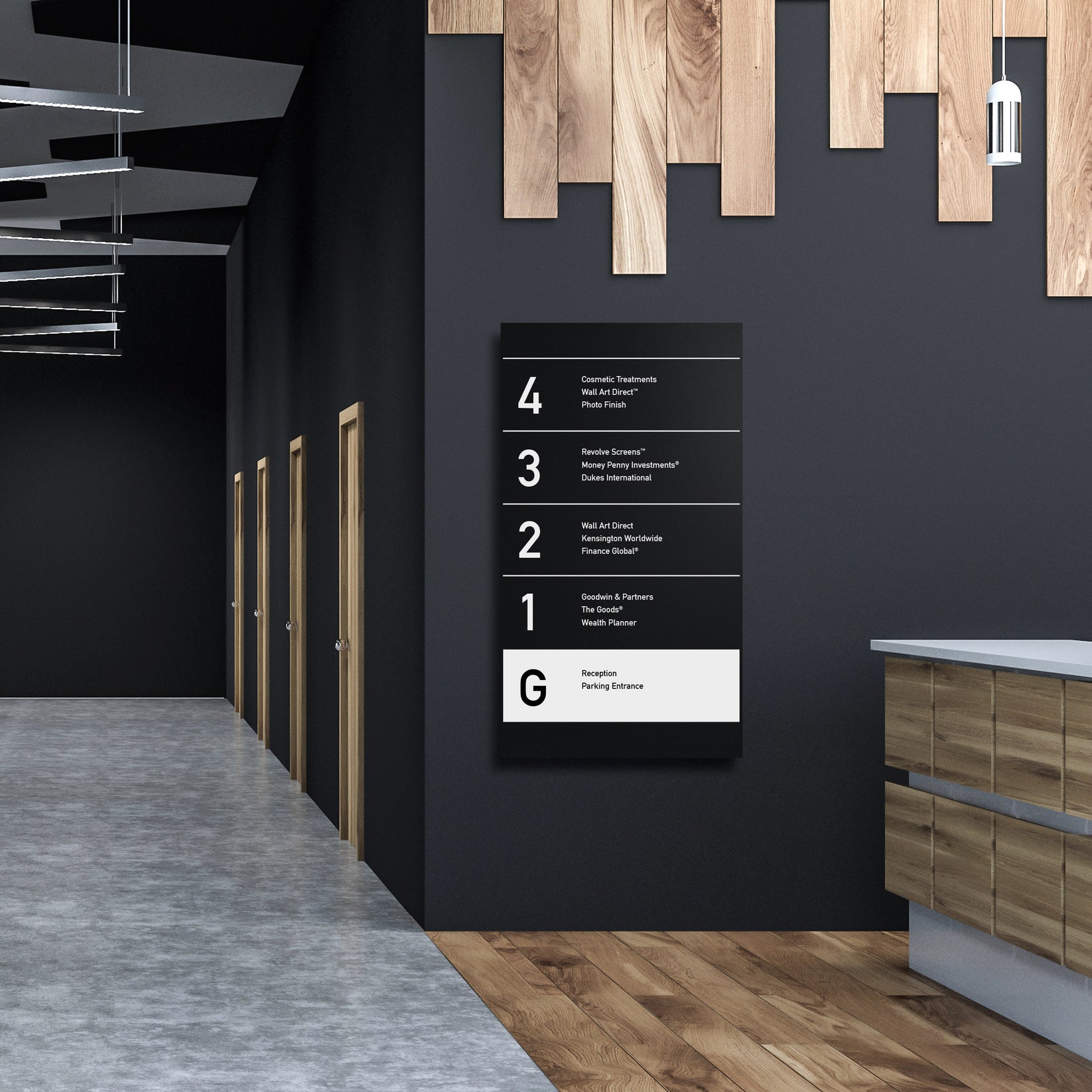 Tenant Directory Sign – The Goods London