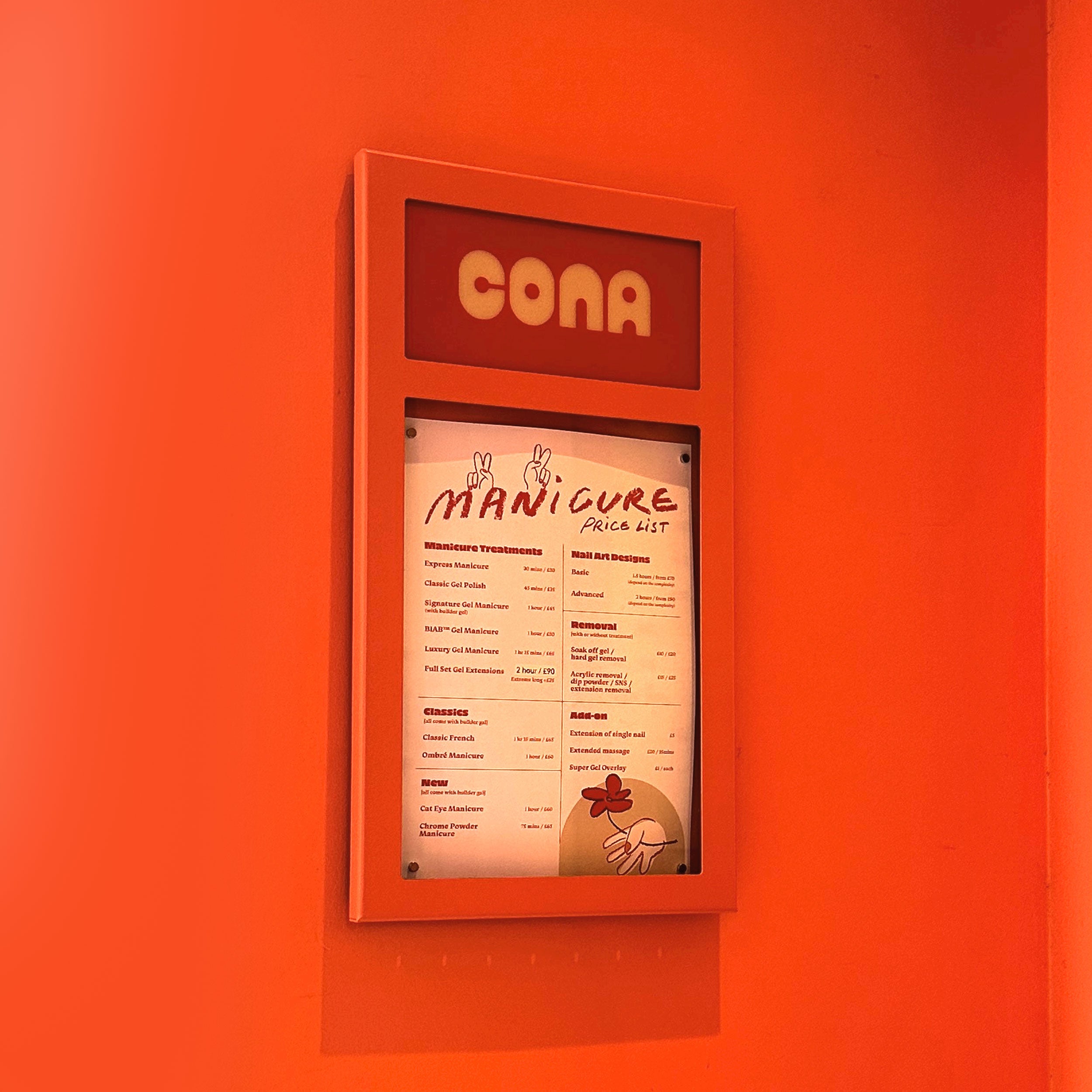 Box Photo Menu Menu Case with your brand logo - In any colour! – The Goods London