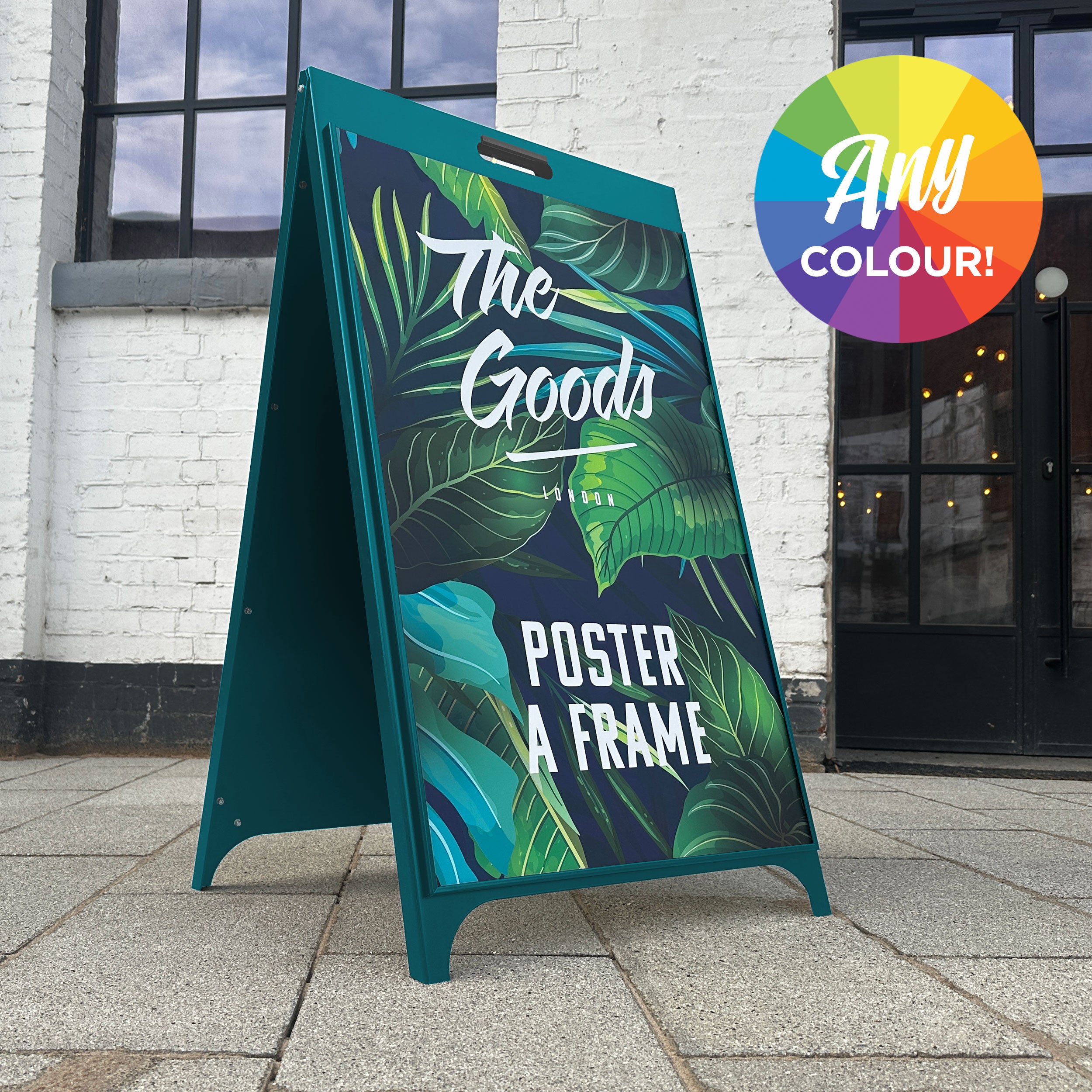 Poaster Signs 'The Ealing' - Poster Pavement Sign (Any Colour) – The Goods London