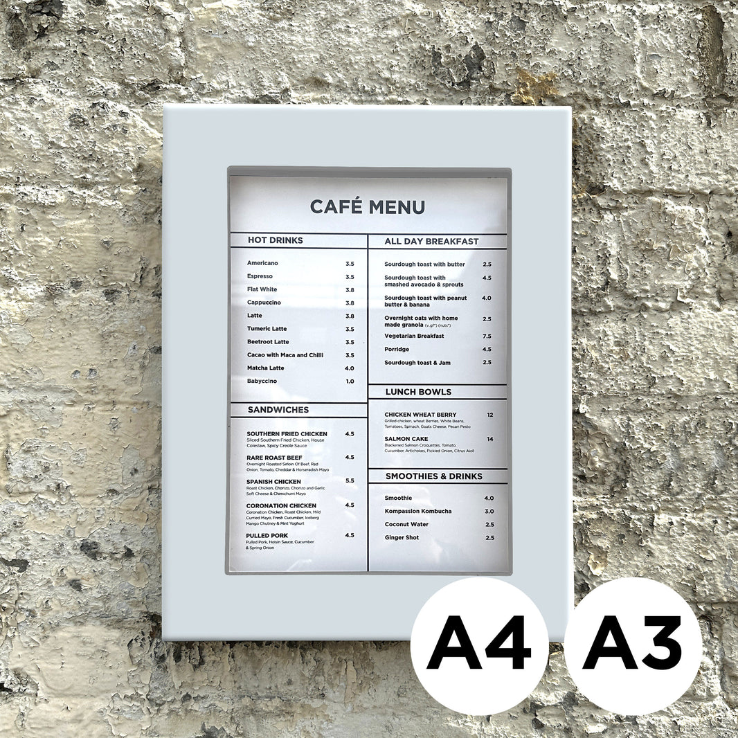 MENU CASES for bars & restaurants. Buy Online, next day delivery ...