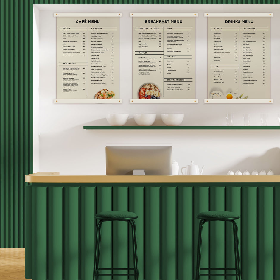 Café Menu Boards – The Goods London