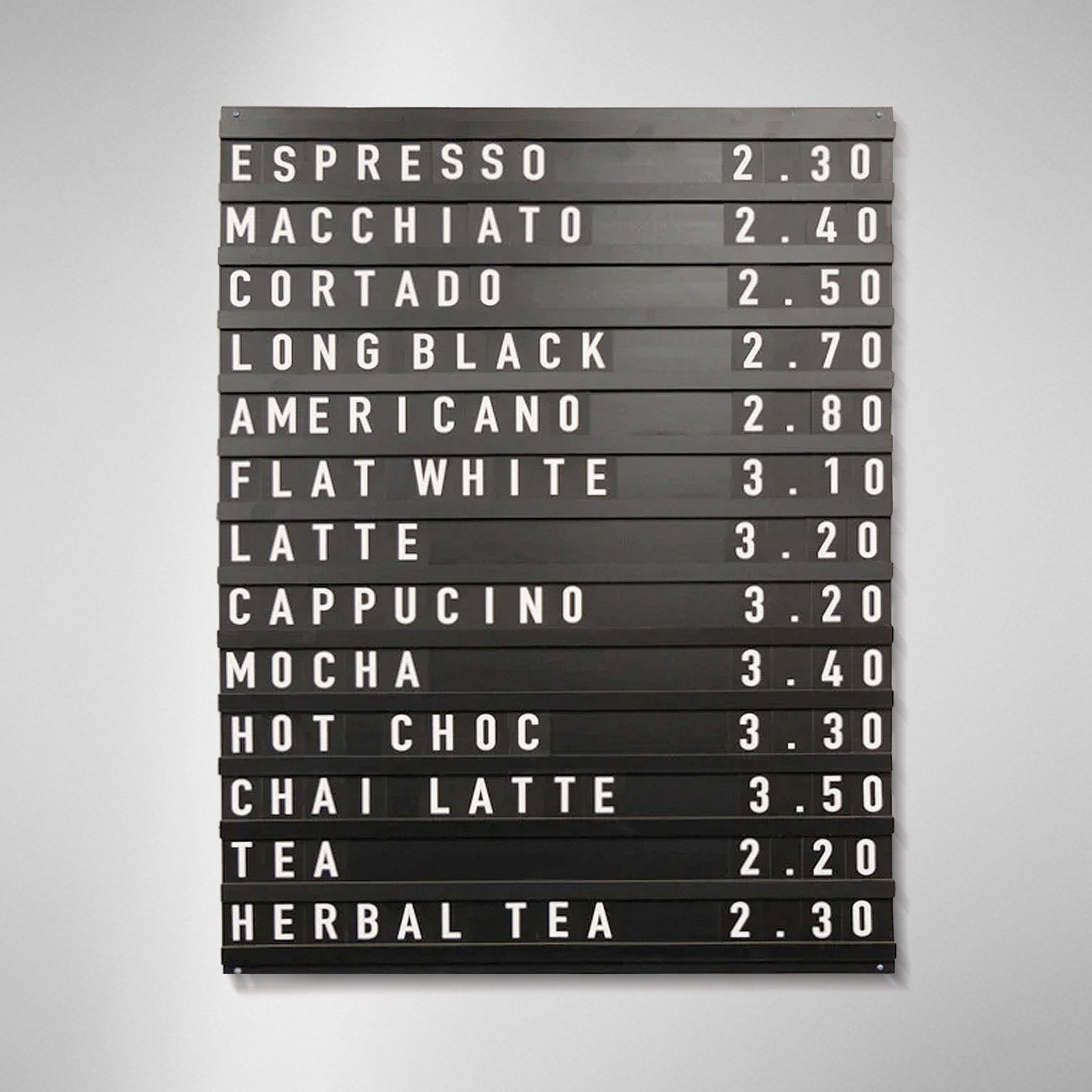 'The Fulham' - Black Café Letter Menu Board – The Goods London
