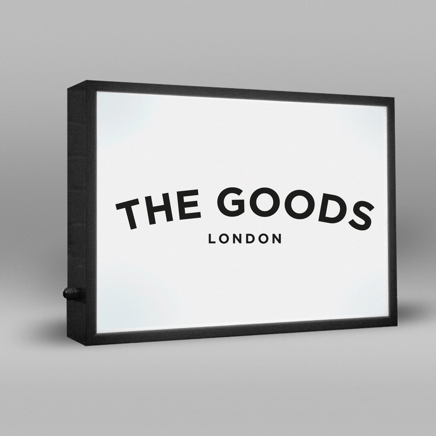 'The Angel' - Black Metal Light Box – The Goods London