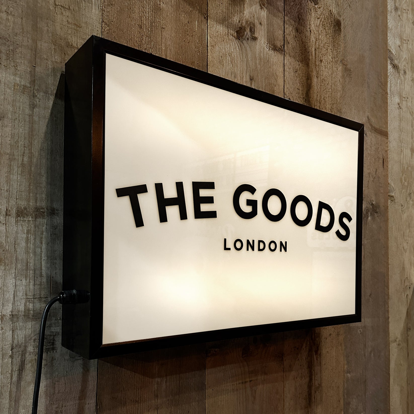 'The Angel' - Black Metal Light Box – The Goods London